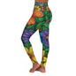 Big Bold Flowers Yoga Pants