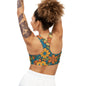 Smiling Flowers Sports Bra