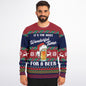 Wonderful Time For A Beer | Ugly Christmas Sweatshirt