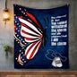 I Am The Storm Butterfly 2 | 4 OPTIONS | 2 SIZES | Premium Mink Sherpa Blanket | 50x60 Throw OR 60x80 Queen