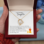 To My Beautiful Daughter | I'm Proud To Be Your Father | Forever Love Necklace