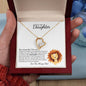 To My Daughter Necklace | Proud Old Lion | Love Knot