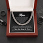 To My Man | I Love You For All That You Are | Cuban Chain Necklace