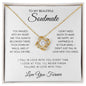 To My Beautiful Soulmate | Forever Love Knot Necklace