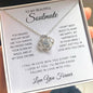 To My Beautiful Soulmate | Forever Love Knot Necklace