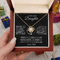 To My Daughter | Once Upon A Time | Love Knot Necklace