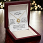 To My Lovely Daughter | God Gave Me You | Love Knot Necklace