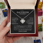 To My Daughter | A Father's Eternal Love and Encouragement | Love Knot Necklace