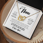 To My Nana | You Are The World | Interlocking Hearts Necklace