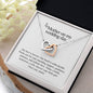 To My Mother On My Wedding Day Necklace