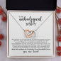 To My Unbiological Sister Necklace