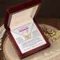 To My Amazing Mommy From Baby Girl | Interlocking Heart Necklace | Mother-To-Be, Expectant Mother Gift