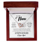 To My Nana | You Are The World | Interlocking Hearts Necklace