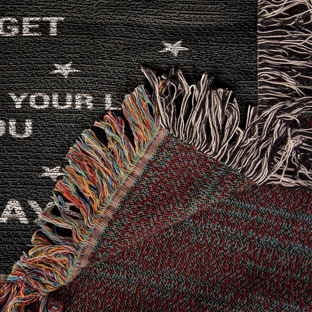 To My Son, My Firefighter | Woven Heirloom Blanket | 60" x 50"