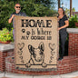 Home Is Where My Corgi Is | Woven Heirloom Blanket | 50" x 60"
