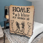 Home Is Where My Corgi Is | Woven Heirloom Blanket | 50" x 60"