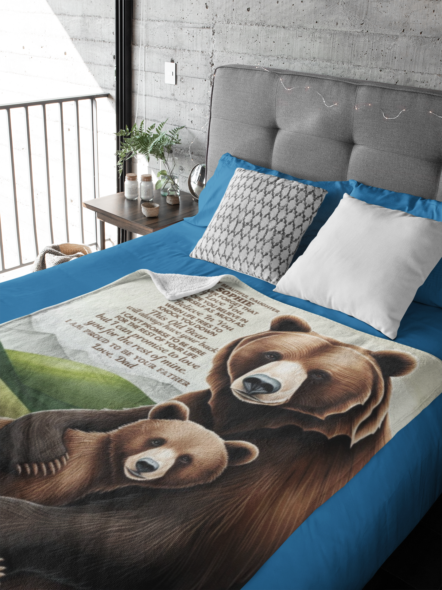 To My Daughter | A Father's Eternal Love Blanket