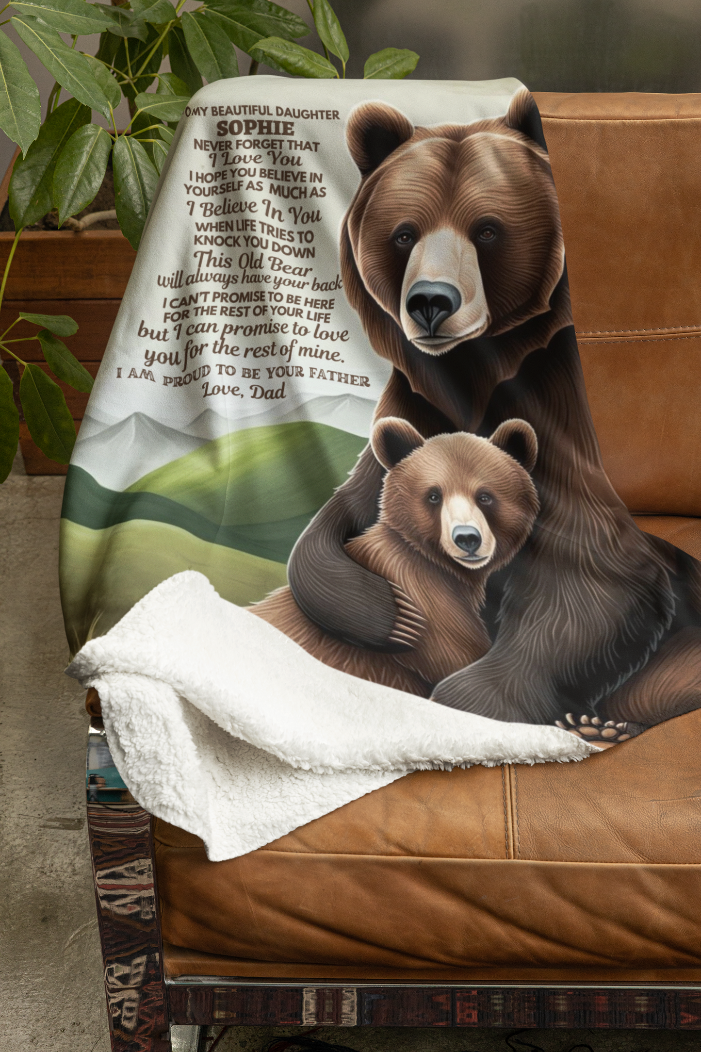 To My Daughter | A Father's Eternal Love Blanket