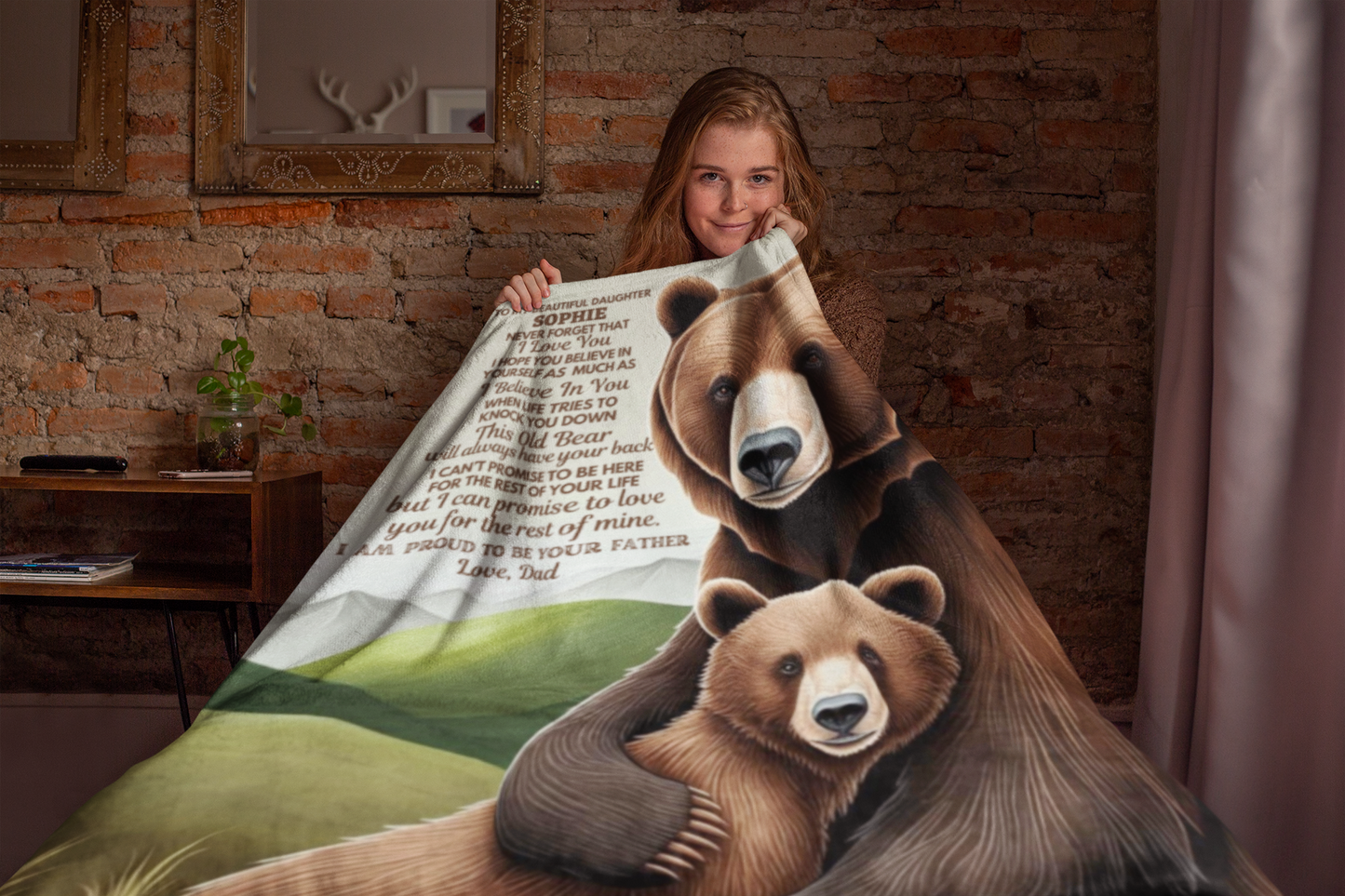 To My Daughter | A Father's Eternal Love Blanket