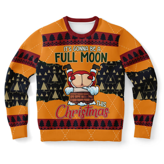 Full Moon This Christmas | Ugly Christmas Sweatshirt