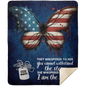 I Am The Storm Butterfly | 4 OPTIONS | 2 SIZES | Premium Mink Sherpa Blanket | 50x60 Throw OR 60x80 Queen