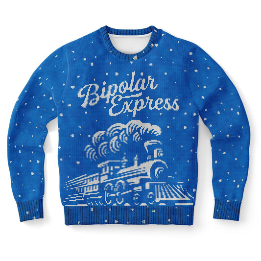 Bipolar Express | Ugly Christmas Sweatshirt