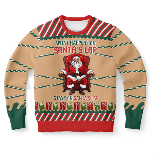 Santa’s Lap | Ugly Christmas Sweatshirt