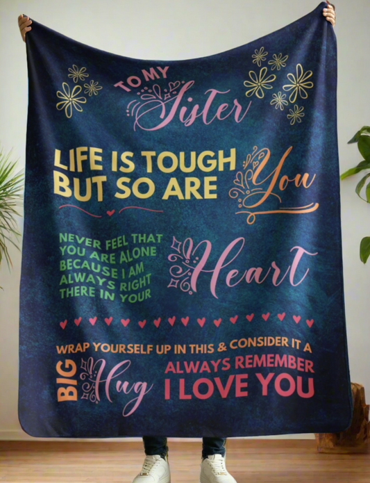 To My Sister | Always In Your Heart Blanket