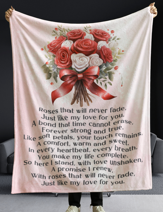 Roses That Never Fade Blanket