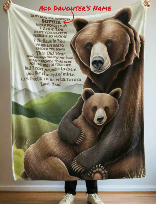 To My Daughter | A Father's Eternal Love Blanket