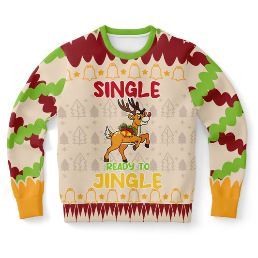 Single Ready to Jingle | Ugly Christmas Sweatshirt