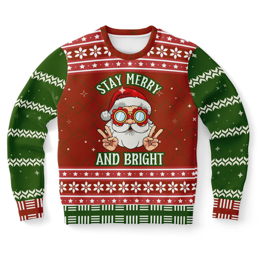 Stay Merry and Bright | Ugly Christmas Sweatshirt