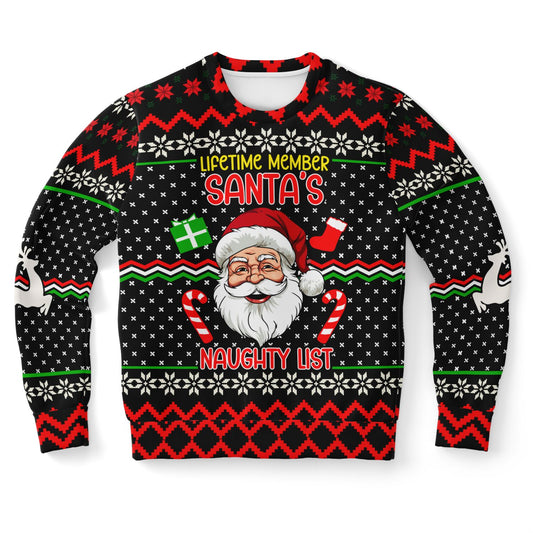 Santa’s Naughty List | Ugly Christmas Sweatshirt