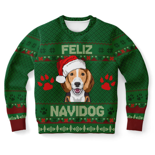 Feliz Navidog Beagle | Ugly Christmas Sweatshirt