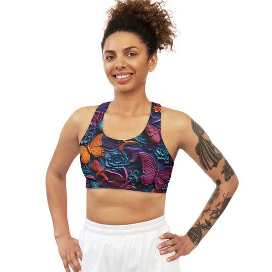 3D Butterfliy Sports Bra