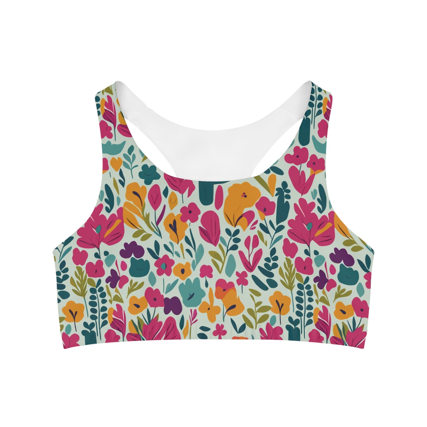 Floral Burst Sports Bra