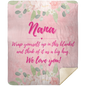We Love You Blanket | Grandma / Nana / Gigi | 2 Colors | Premium Sherpa Throw Blanket 50x60