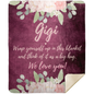 We Love You Blanket | Grandma / Nana / Gigi | 2 Colors | Premium Sherpa Throw Blanket 50x60