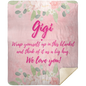 We Love You Blanket | Grandma / Nana / Gigi | 2 Colors | Premium Sherpa Throw Blanket 50x60