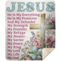 Jesus My Everything Premium Sherpa Blanket | 2 Sizes