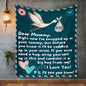 Special Delivery | Airmail Blanket For Expectant Mother | 4 OPTIONS / 2 SIZES AVAILABLE | Premium Sherpa Blanket | 50x60 Throw Or 60x80 Queen