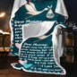 Special Delivery | Airmail Blanket For Expectant Mother | 4 OPTIONS / 2 SIZES AVAILABLE | Premium Sherpa Blanket | 50x60 Throw Or 60x80 Queen
