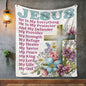 Jesus My Everything Premium Sherpa Blanket | 2 Sizes