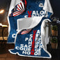 Blue Valor | Butterfly | Veteran | 4 OPTIONS AVAILABLE | Premium Sherpa Throw Blanket 50x60