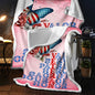 Pink Valor | Butterfly | Veteran | 4 OPTIONS AVAILABLE | Premium Sherpa Throw Blanket 50x60