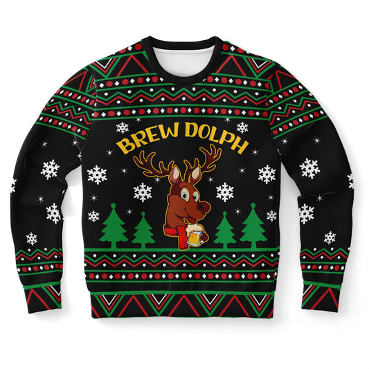 Brewdolph | Ugly Christmas Sweatshirt