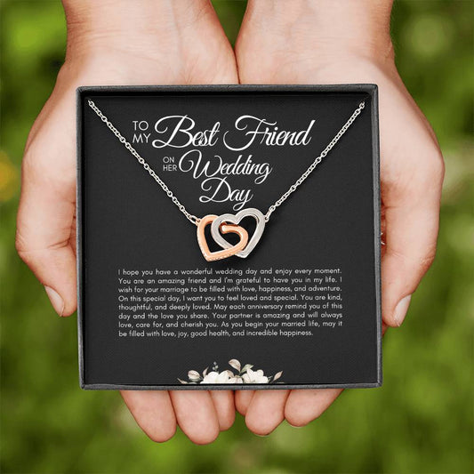 To My Friend The Bride Necklace | Wonderful Wedding | Special Day