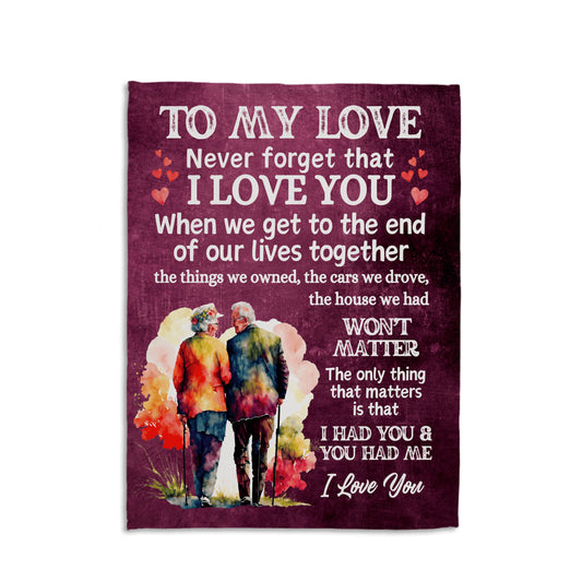 What Matters 50x60 Minky Fleece Blanket